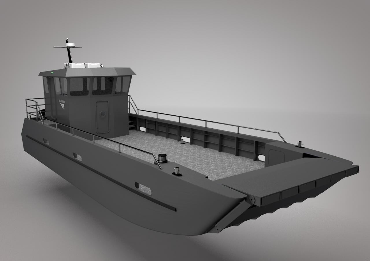 14m Multipurpose Bespoke Landing Craft Design & Build